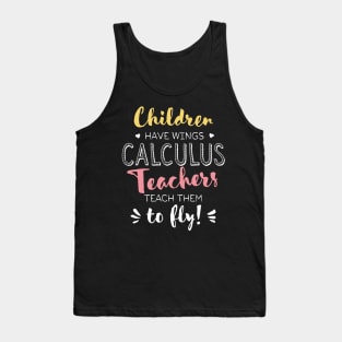 Calculus Teacher Gifts - Beautiful Wings Quote Tank Top